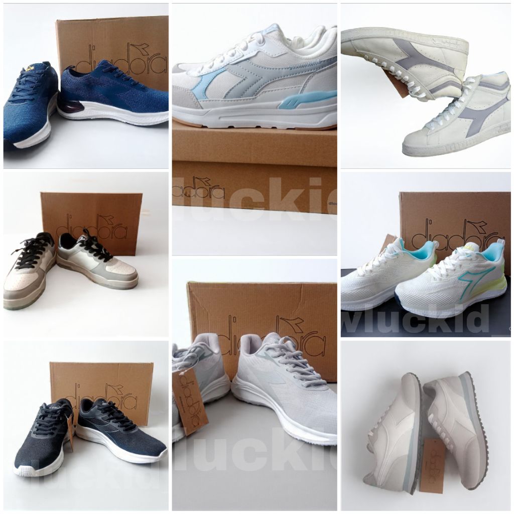 Sepatu Lari Running Shoes Diadora Original // Sepatu Olahraga Lari Pria Wanita Original