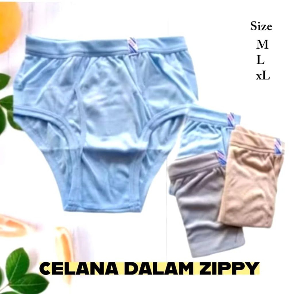 ( Isi 1 Pcs ) Celana Dalam Zippy celana Dalam Pria Dewasa CD Zippy