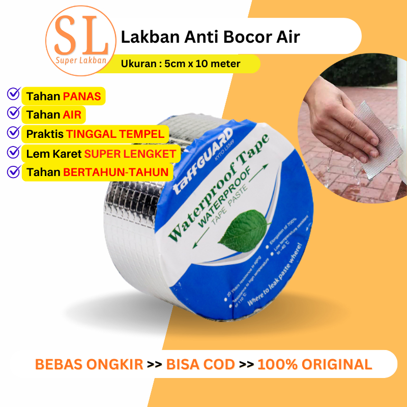 Perekat Anti Bocor Kolam Lakban Anti Bocor Ajaib Tambal Atap Rumah Bocor Tahan Air Serbaguna