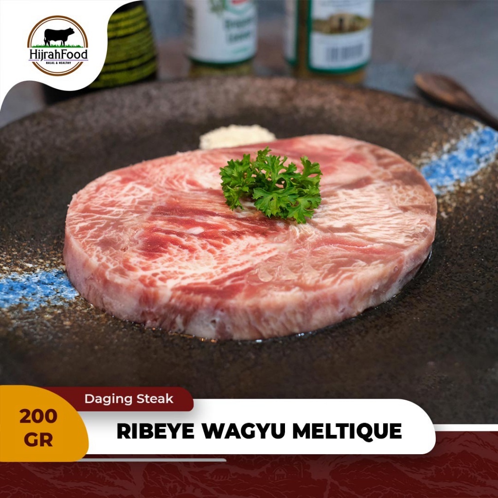 Hijrahfood Ribeye Meltique Beef Steak AUS | Rib-eye Steak - 200 gr