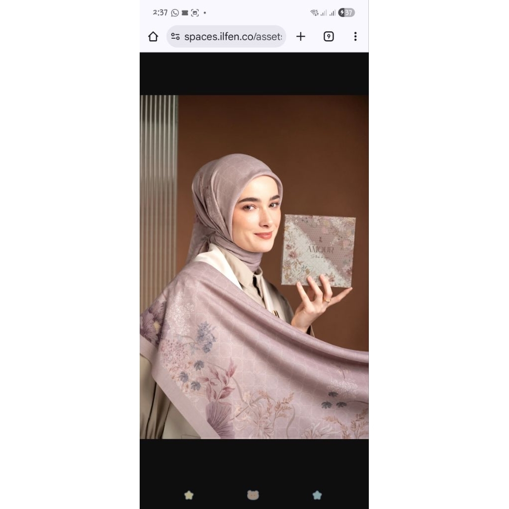 Heylocal AMOUR SCARF PETAL BLUSH/Imperfect Sale