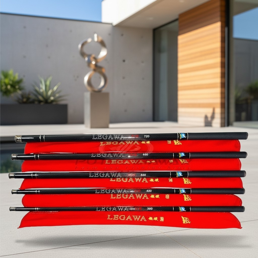 Joran Tegek LEGAWA 360 / 450 – Joran Lentur Kuat Bahan Carbon – Joran Tegek Ikan Nila Mujair