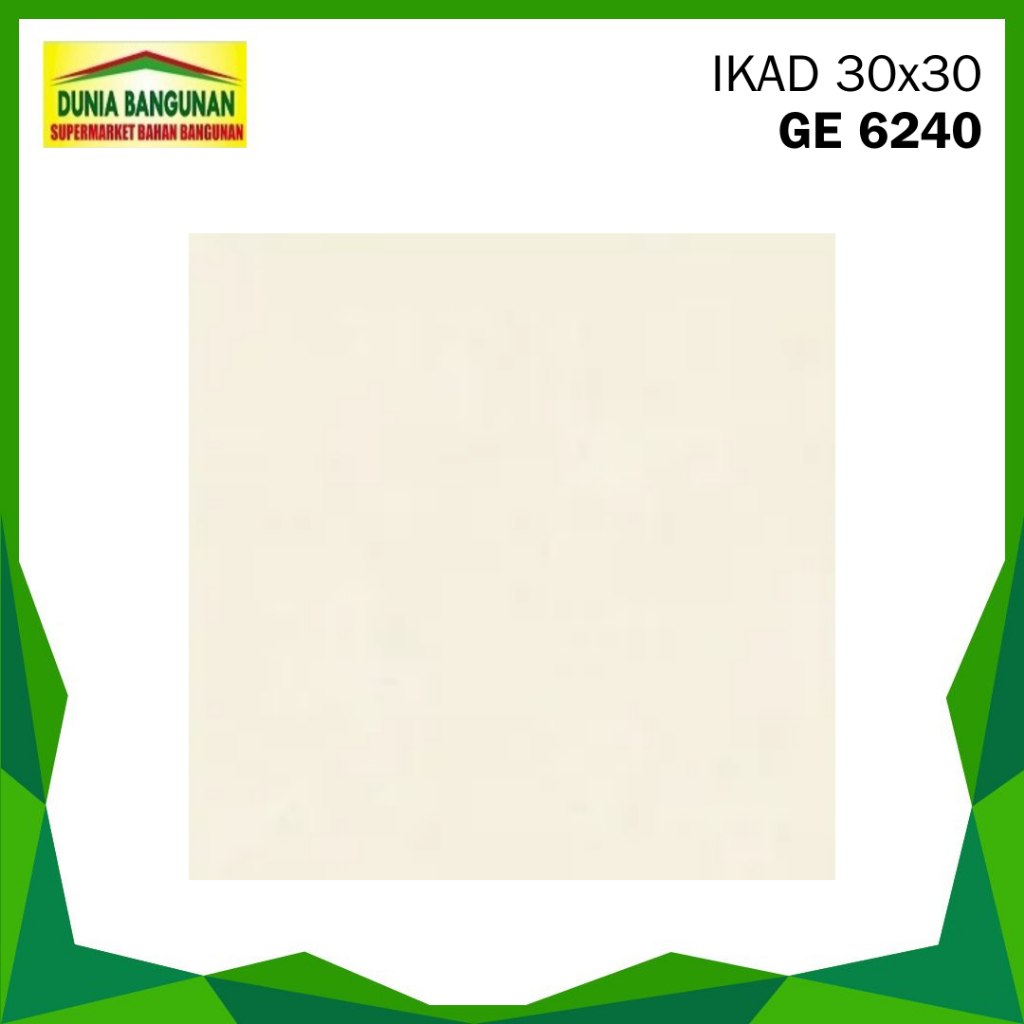 Keramik 30x30 Lantai IKAD GE 6240 Keramik Lantai Glossy Cream