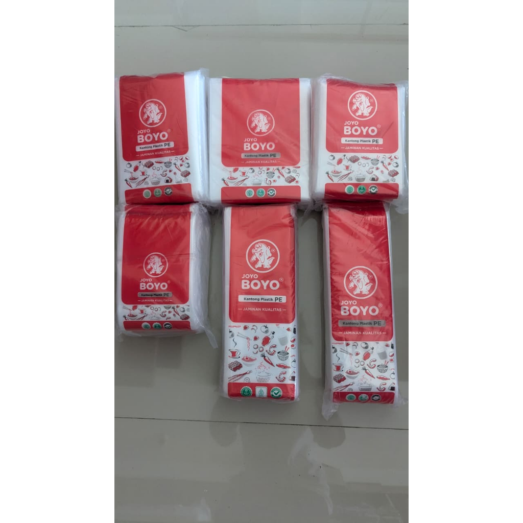 KANTONG PLASTIK PE JOYO BOYO TAHAN PANAS / GROSIR KANTONG PLASTIK PE JOYO BOYO BENING / PLASTIK KUAH
