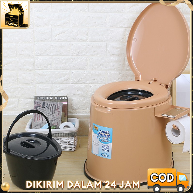 Closet Jongkok Closet Duduk Toilet Portable Kursi Toilet Duduk ToiletTraining Anak Toilet Duduk Pisp