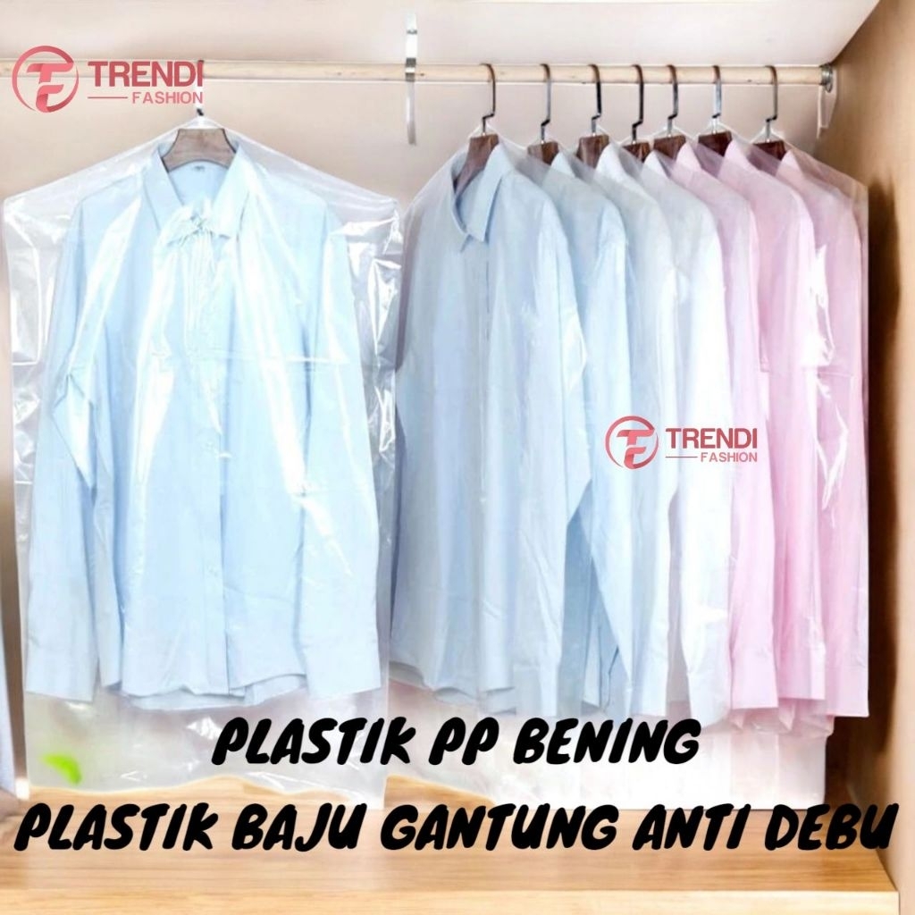 Plastik PP Bening Plastik Baju Gantung Anti Debu Plastik Pakaian Gantung