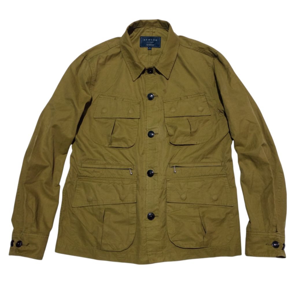 BESLOW Canvas Outer Shirt Jacket 6 Pocket