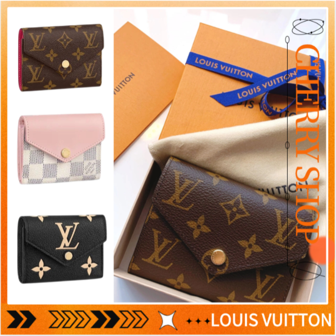 100% Authentic Louis Vuitton VICTORINE Wallet LV Ladies Coin Purse Card Holder Bifold Wallet