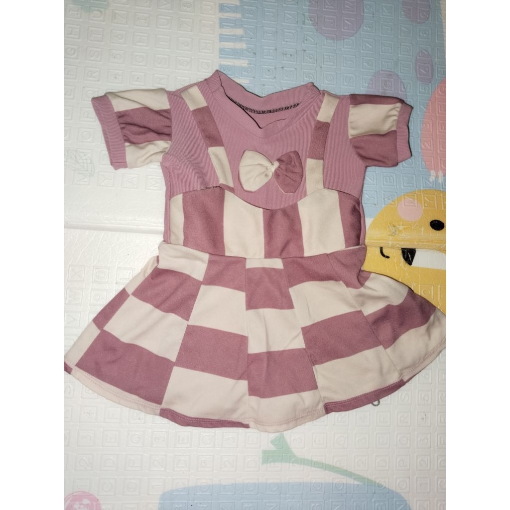 Preloved DRESS Baby DRESS Bayi usia 0-1th Bb max 9kg