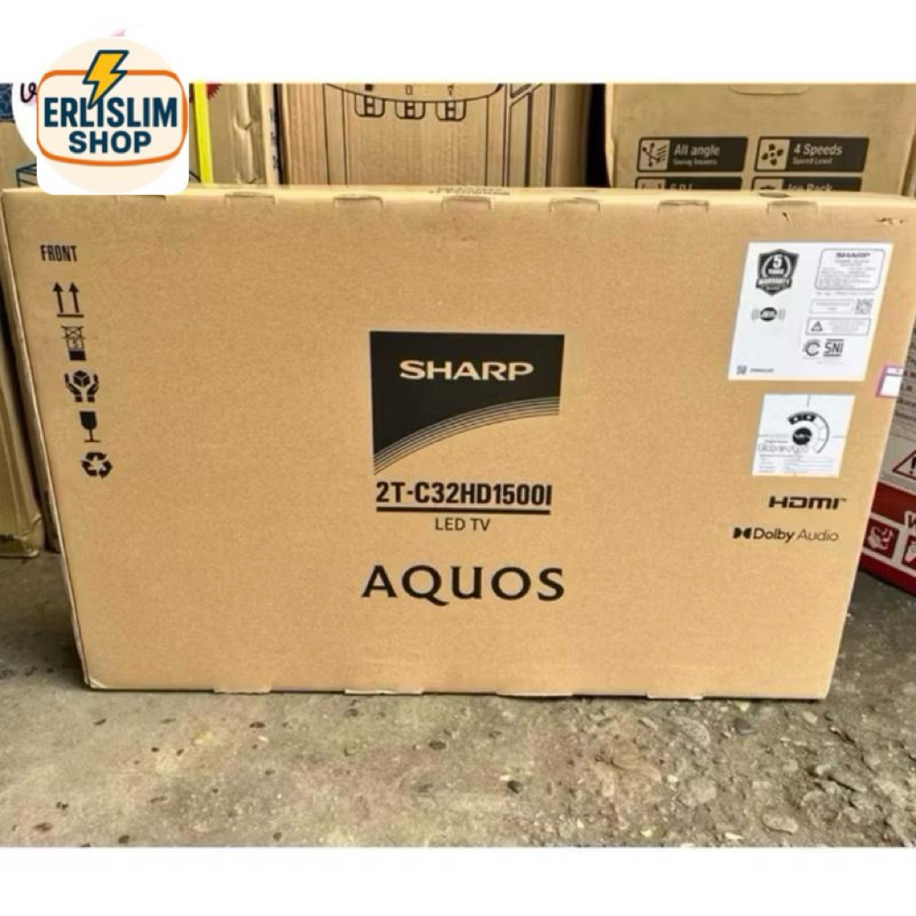 TV LED SHARP 32HD1500 - LED SHARP 32INC USB MOVIE - TIVI SHARP LED - TV SHARP - LED USB MOVIE SHARP 