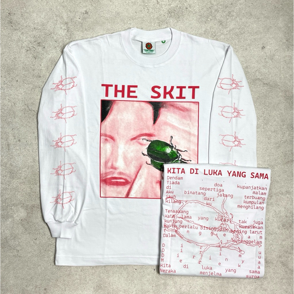 The Skit - Kita Di Luka Yang Sama (Wawung) | Long Sleeve & Tshirt White