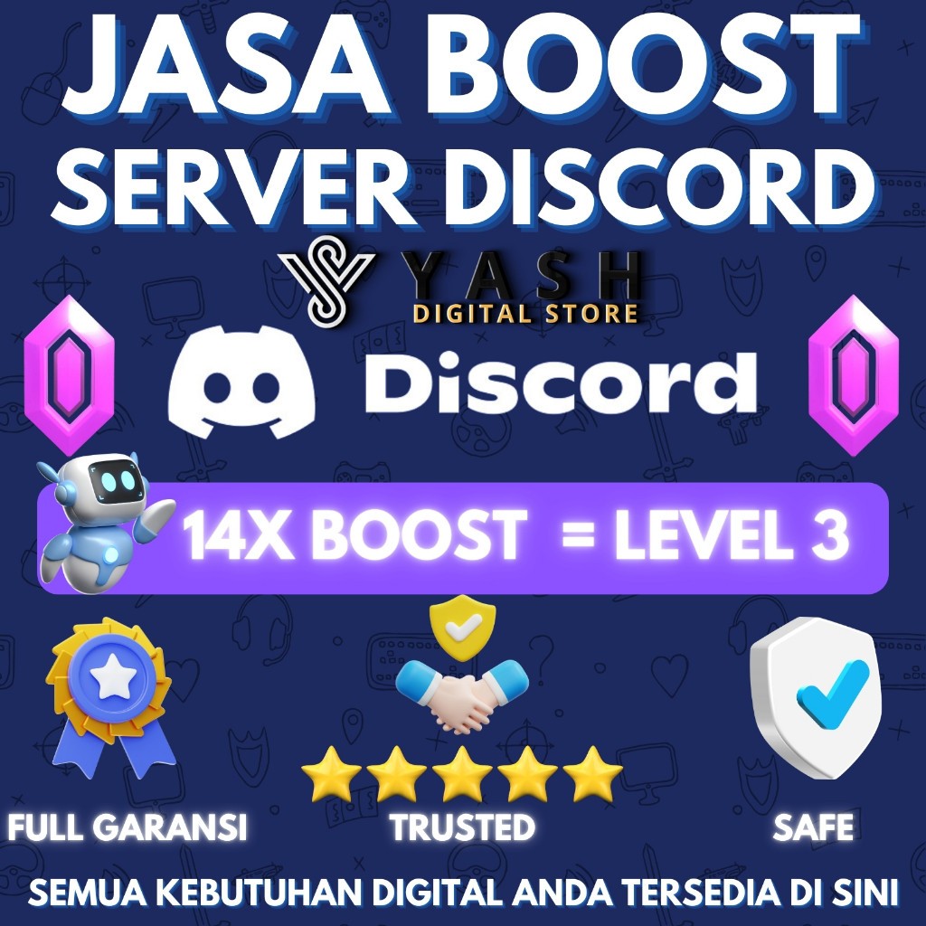 JASA BOOST SERVER DC LEVEL 3 MAX FULL GARANSI | MEMBUKA TAG SERVER DAN WARNA ROLE | HANYA MELALUI LI