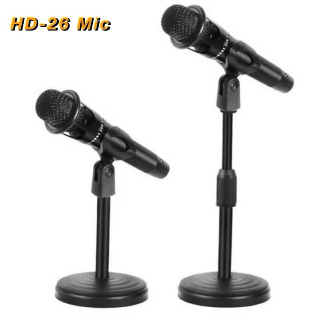 (GROSIRAN) HD-26 Mic Phone Stand Holder Tatakan Hp Di Meja Holder Hp Murah HD26 Mic