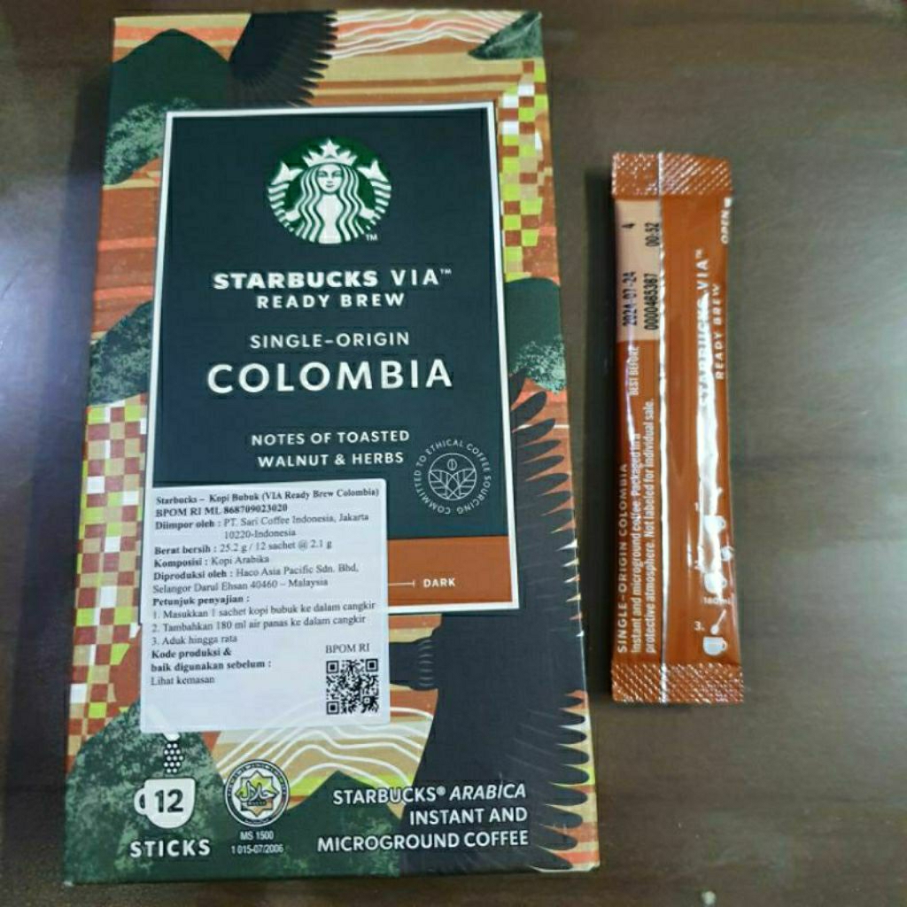 Kopi Bubuk Cap Starbucks Sachet Aneka Rasa (Random Custom) Kualitas Impor Asli & Halal