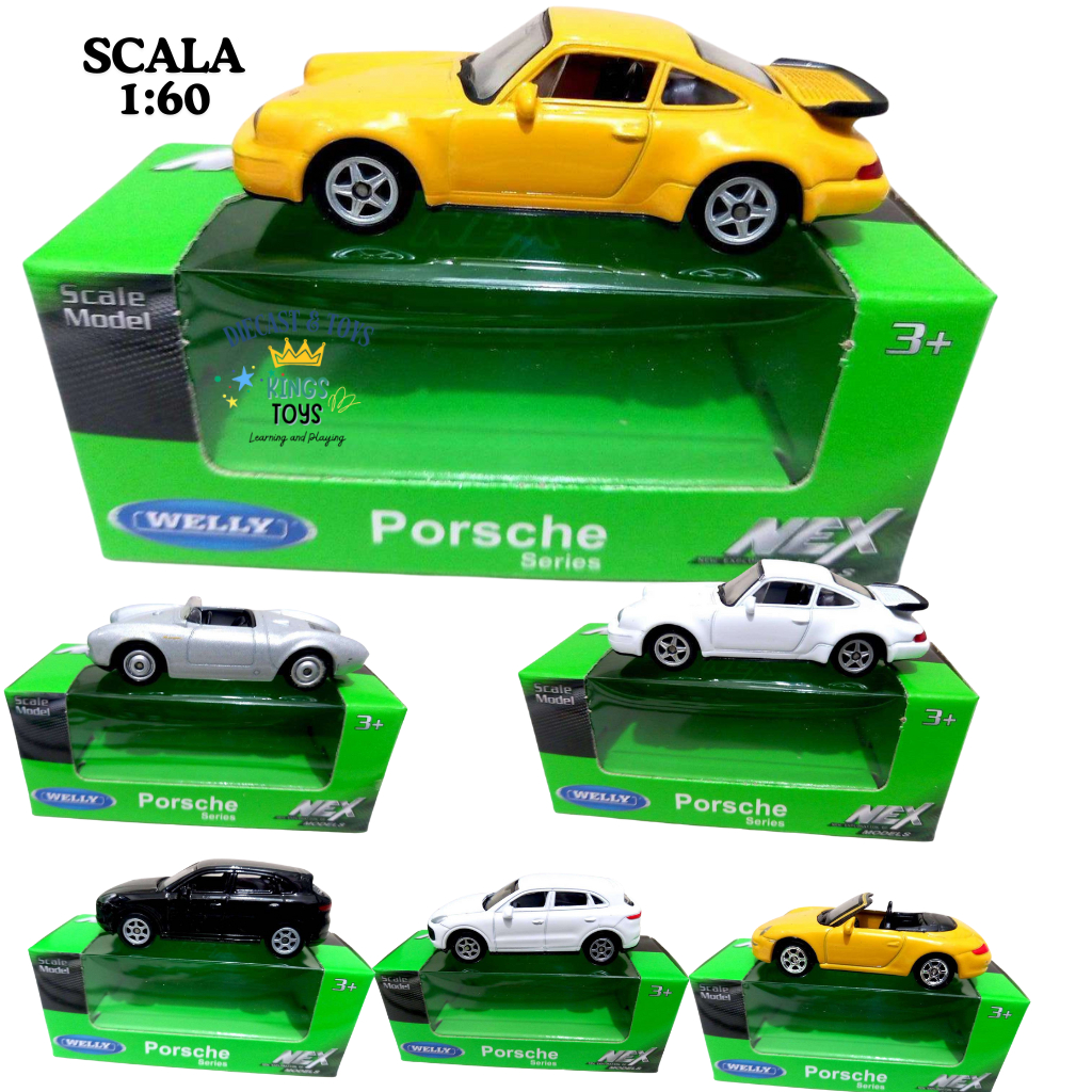 Die Cast Nex Welly Porsche Series Porsche 911 Turbo Cayenne Turbo 550 spyder