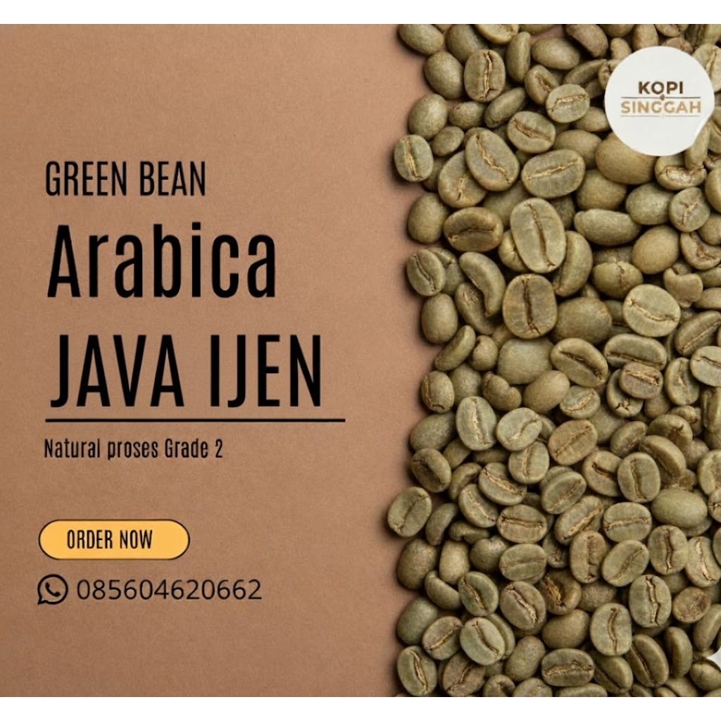GreenBean Arabika Java Ijen Natural Proses Grade 2