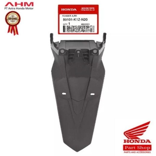 Original AHM Spakbor Belakang Honda PCX 160 K1Z 80101-K1Z-N20 80101 K1Z N20 80101K1ZN20