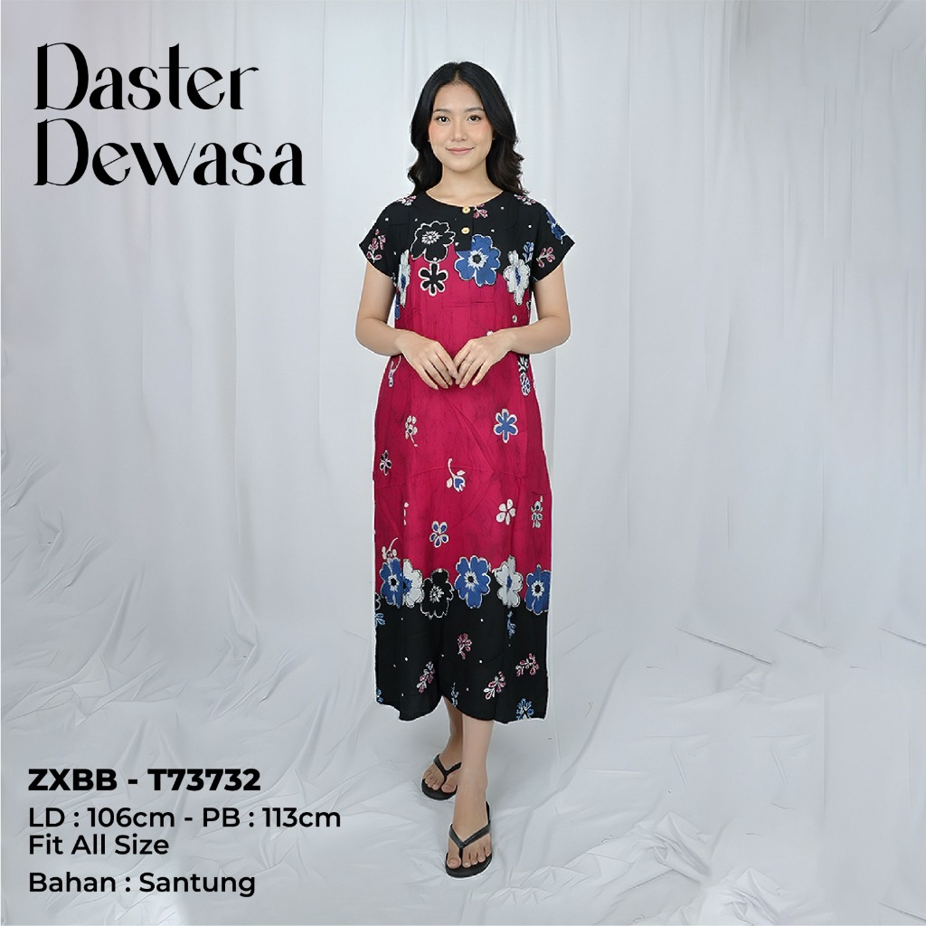 DASTER BATIK WANITA DASTER RIA KENCANA DASTER DEWASA BAJU TIDUR WANITA