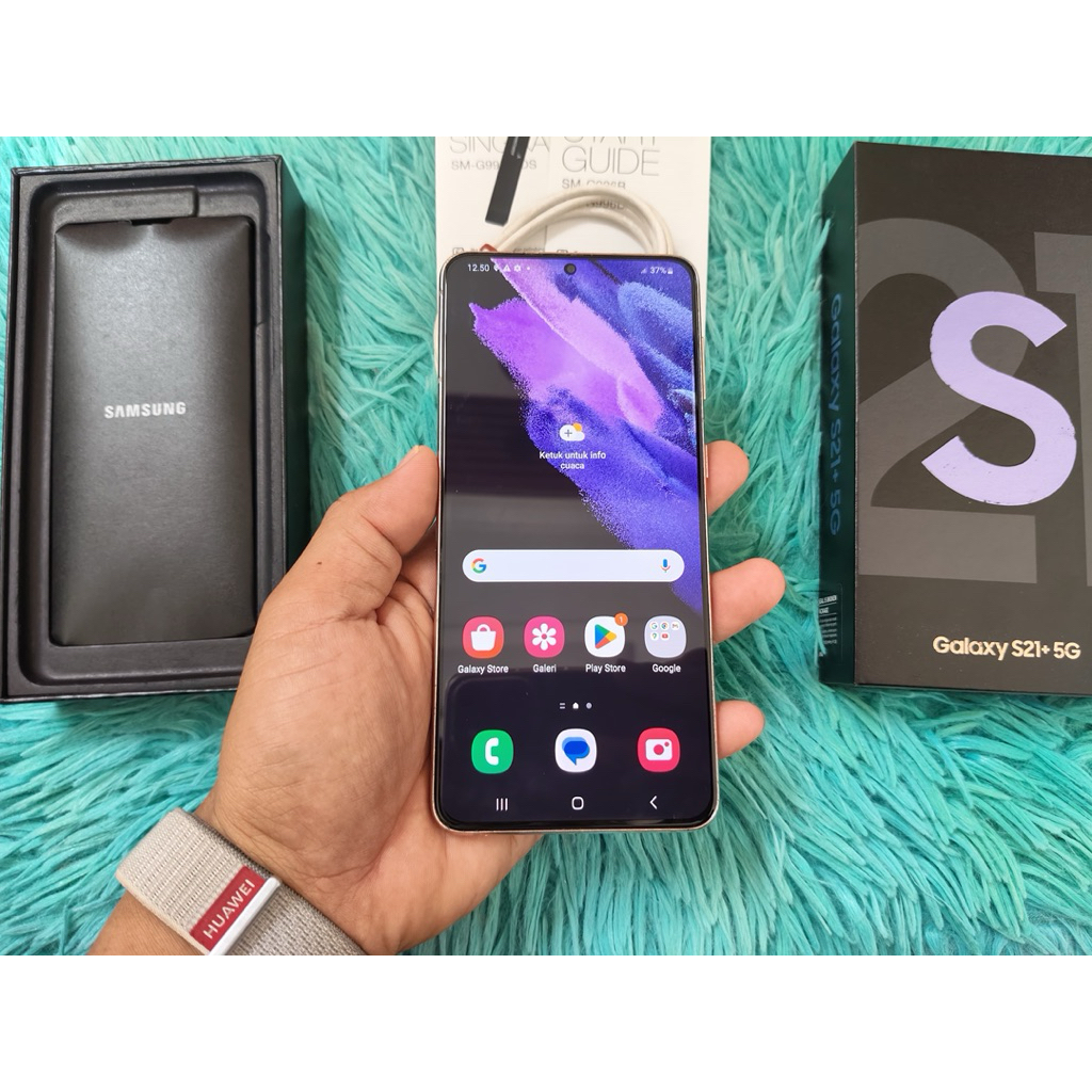 SAMSUNG S21 PLUS 8/256 BEKAS ORIGINAL RESMI SECOND