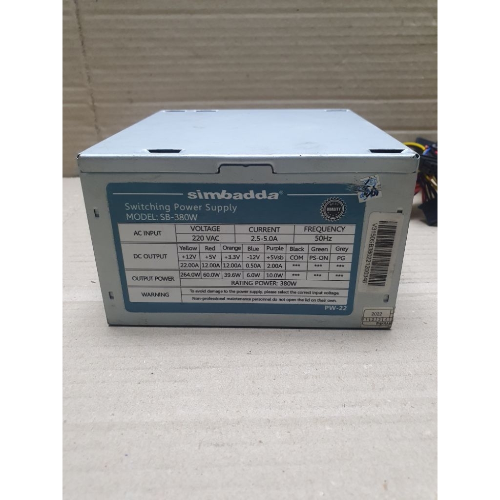 psu simabada SB-380watt