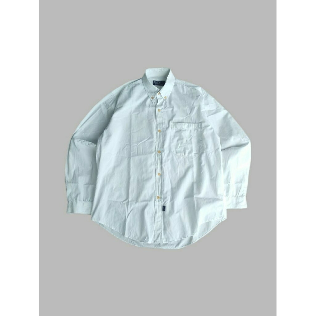 kemeja Formal Vintage Ralph Lauren putih Boardir