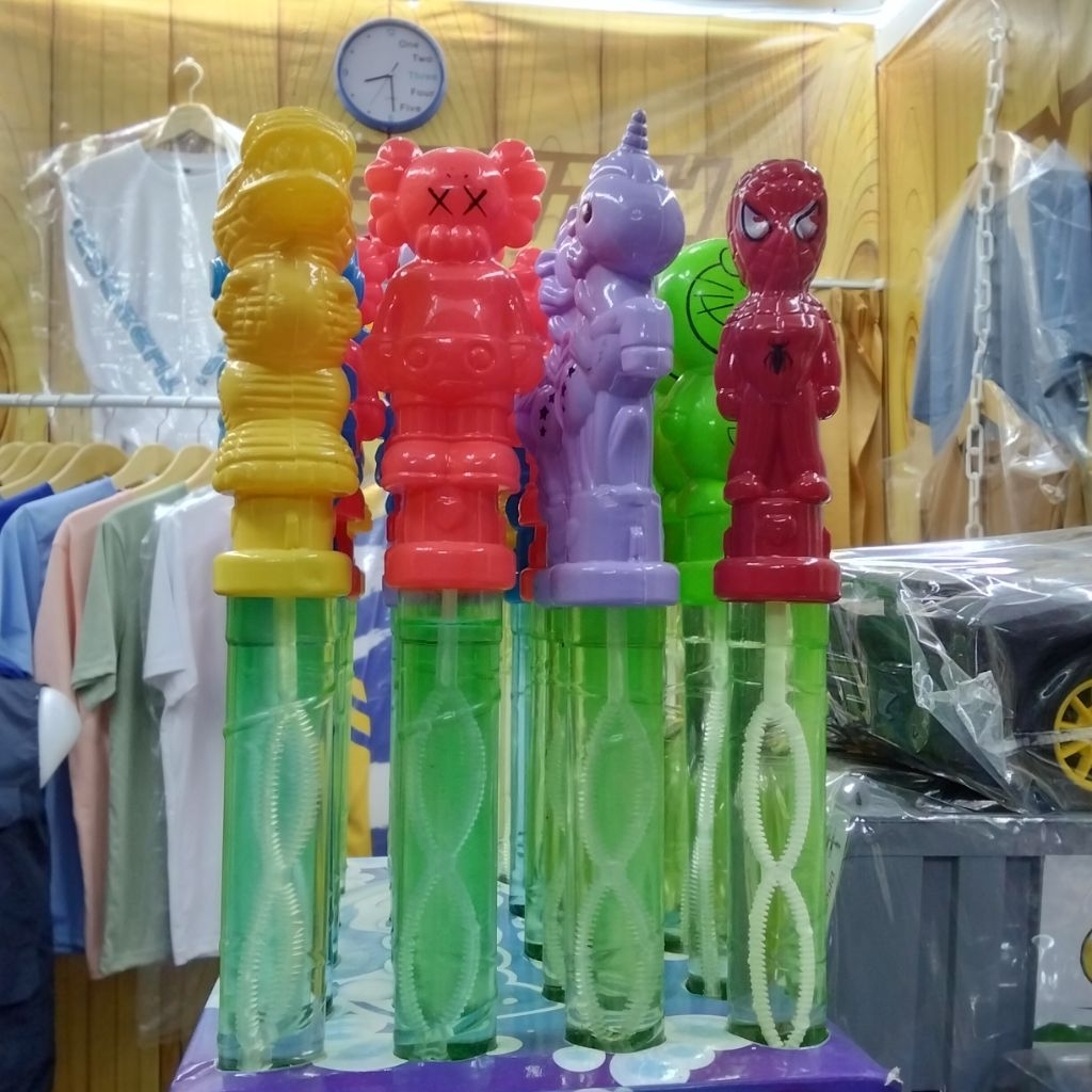 Bubble Wand Karakter Lucu – Mainan Tiup Gelembung