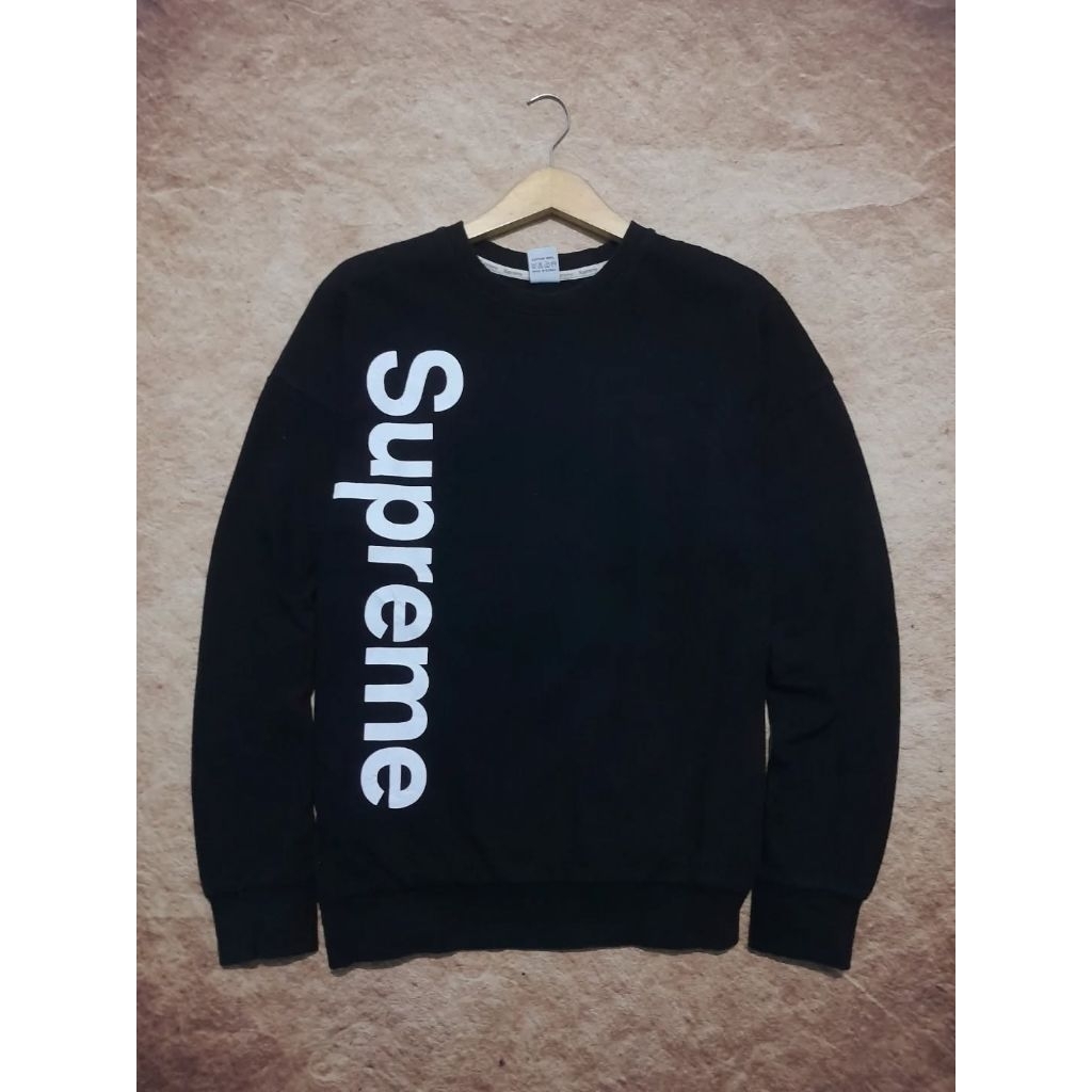 Crewneck keren SUPREME bahan adem bekas pakai
