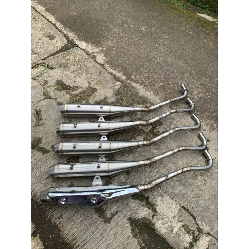 knalpot standar racing supra x 125 fi Astrea Grand/Prima Blade 110-125CC inlet 38 dan 50 knalpot sta