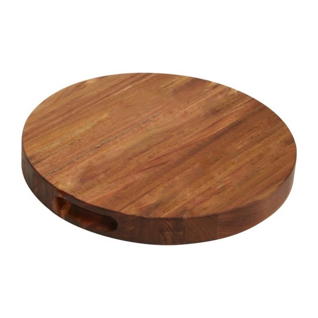 Talenan Bulat Kayu Jati Talenan bulat Premium Talenan Kayu Bulat