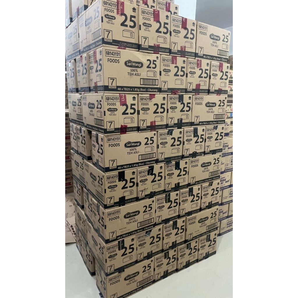 Teh Celup Asli Sariwangi 1Dus Isi 48pack 25gr