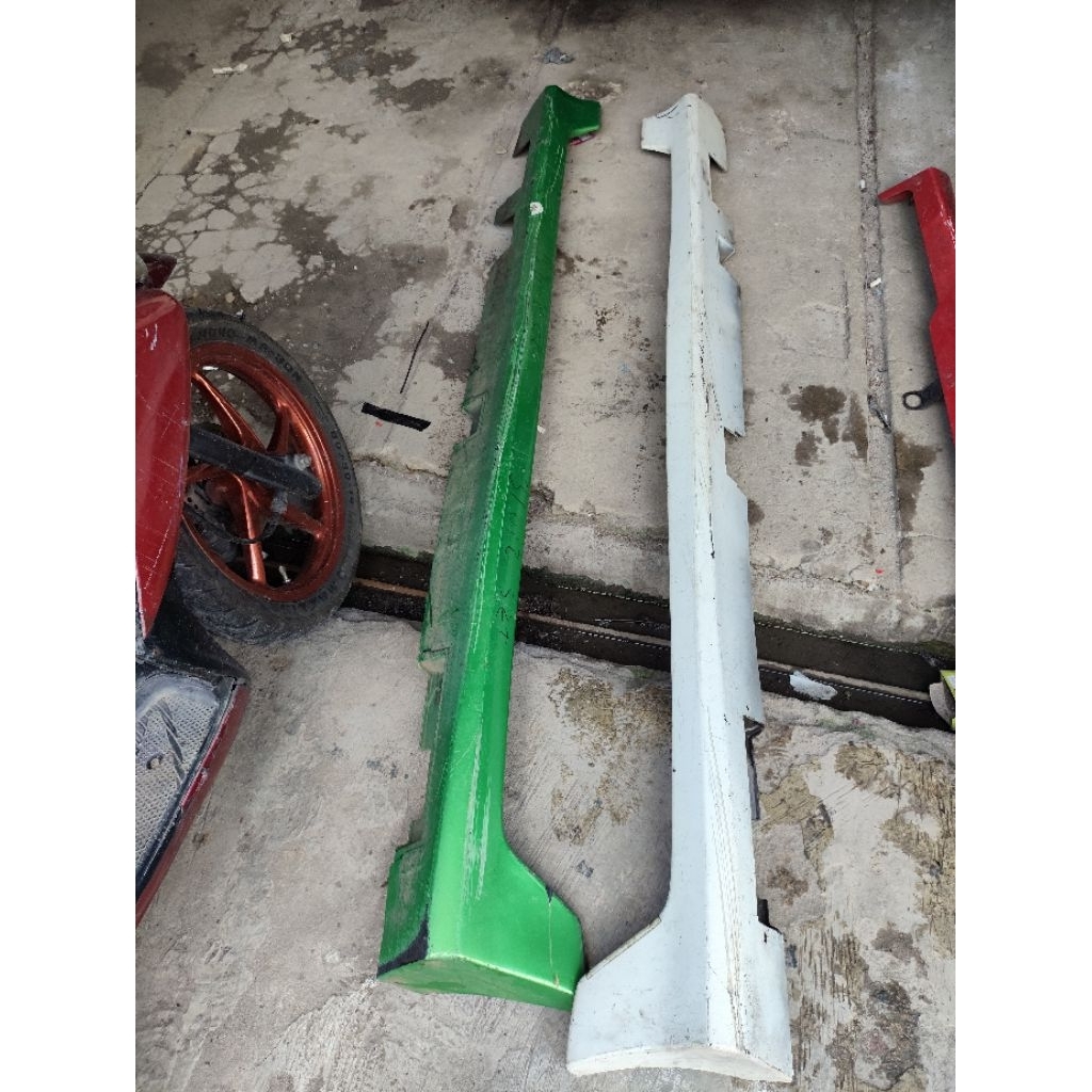 bodykit samping mazda 2 2010 2012