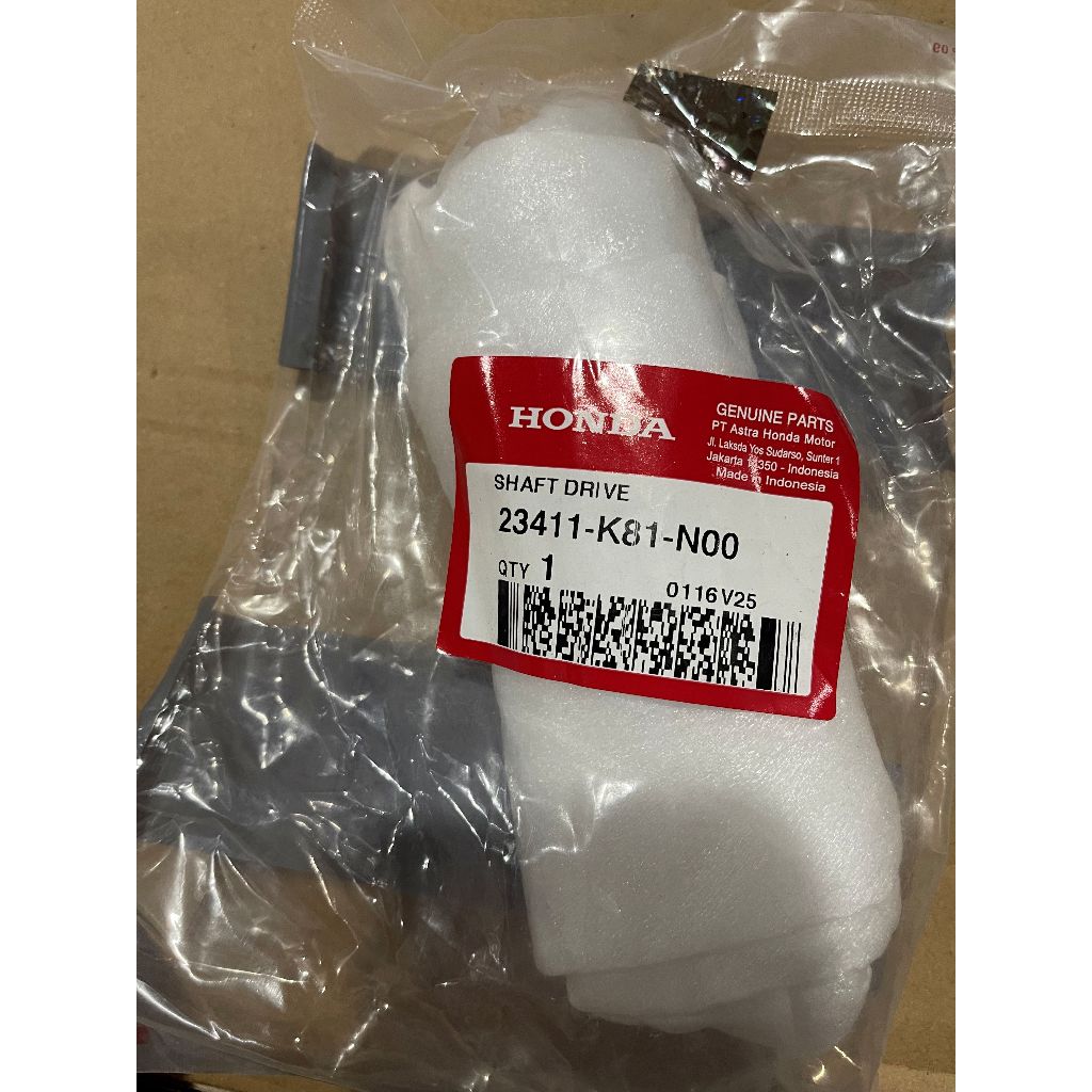 23411K81N00 Shaft Drive 18T Honda BeAT eSP (K81) 23411-K81-N00