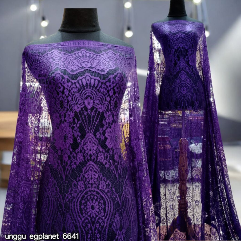 Kain Bakal Kebaya Brukat Semi francis katun glowsy bakal kebaya atau dress