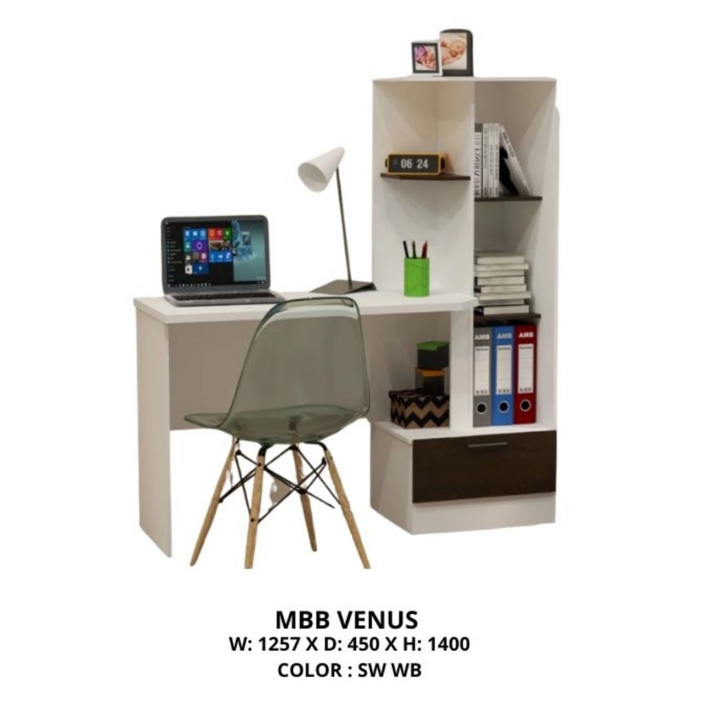MBB VENUS - MEJA BELAJAR LEMARI BELAJAR VENUS