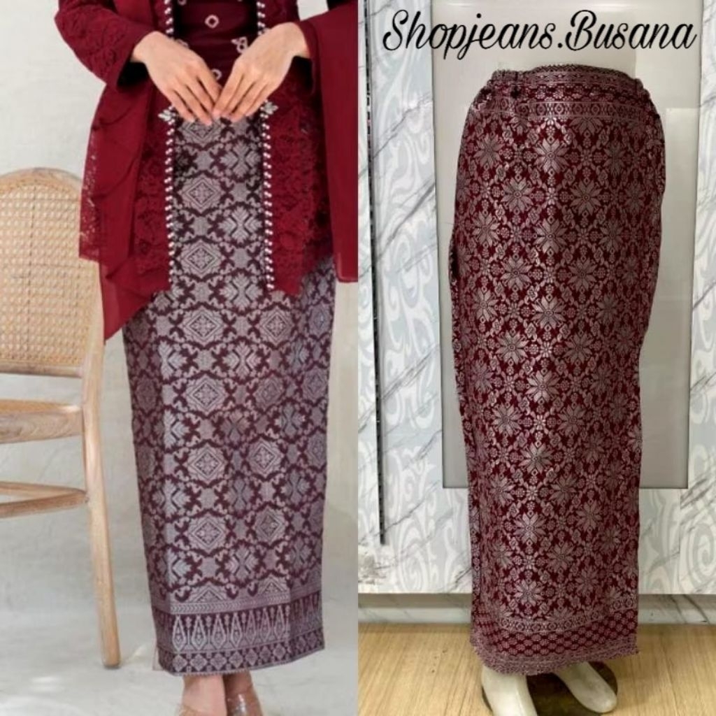 ROK SONGKET SPAN/ROK SONGKET JADI/ROK SONGKET BATIK KEBAYA/ROK SONGKET KEBAYA SIAP PAKAI
