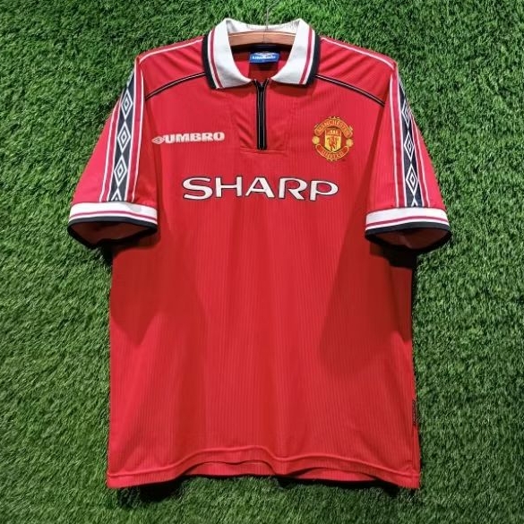 Jersey Manchester United Original 1998-1999 Home XL Treble