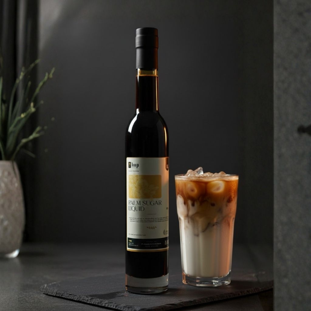 Gula aren cair 525gr botol kaca