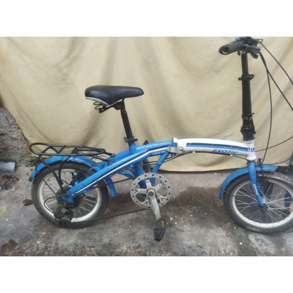 sepeda lipat exotic 16" second