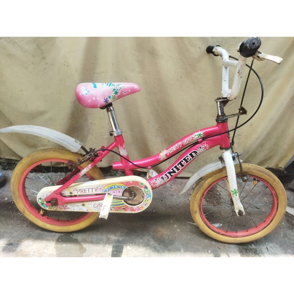 sepeda anak united 16" second