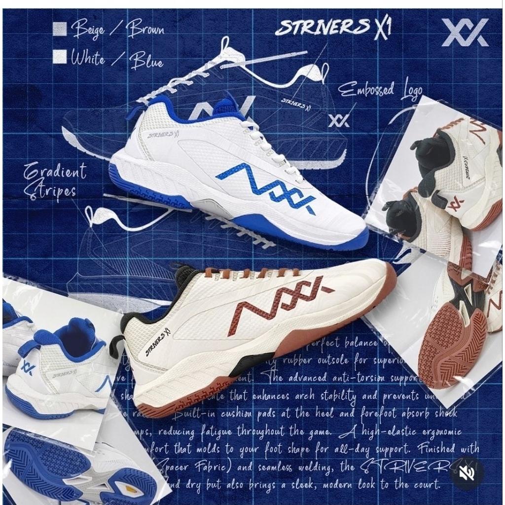 Sepatu Badminton MAXX STRIVERS X1