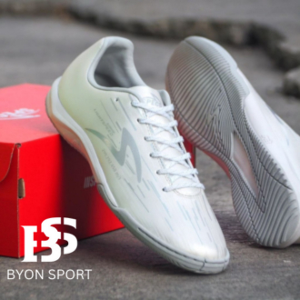 Sepatu Futsal Specs Lightspeed Reborn IN Iluminate Pack - White Pearlized/Iridiscent