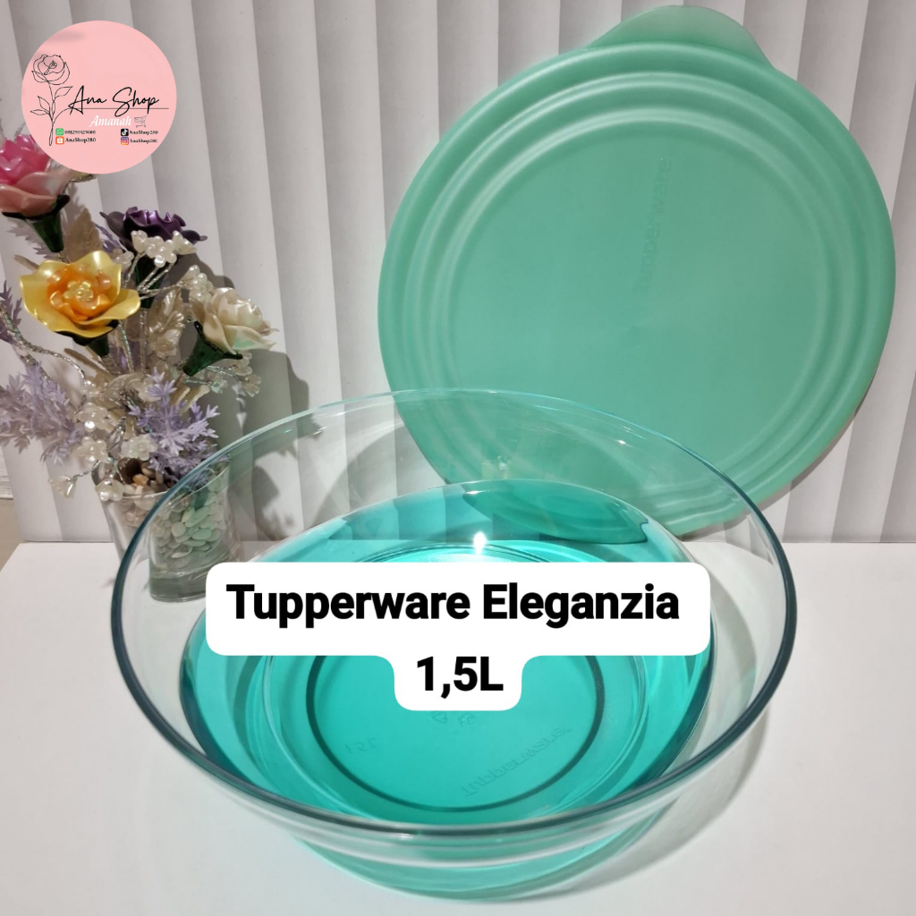 Tupperware Eleganzia Crystal Bowl - Wadah Makanan