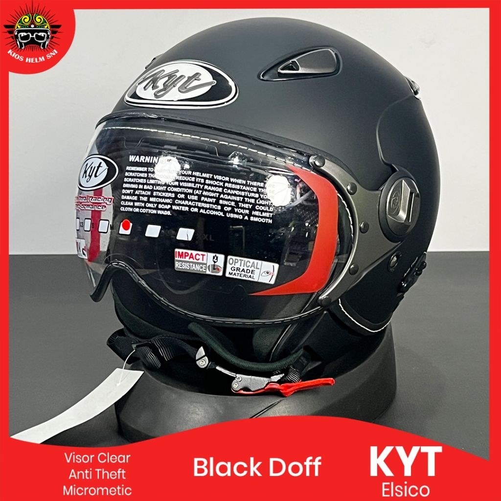 KYT Elsico original helm retro pilot