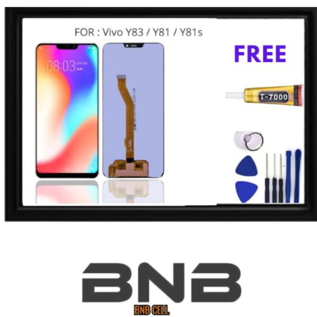 LCD TOUCHSCREEN VIVO Y83 VIVO Y81 VIVO 1802 COMPLETE ORIGINAL