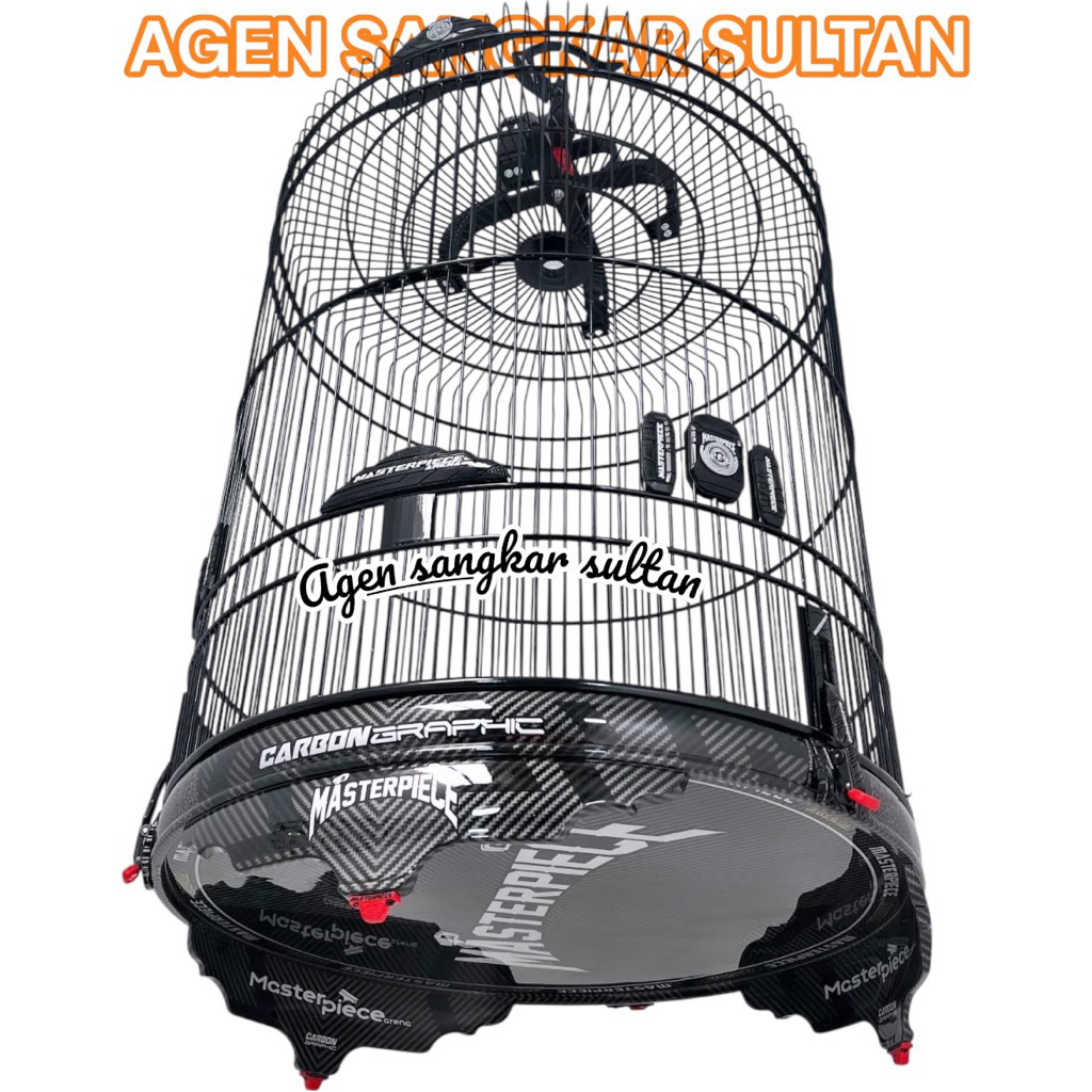 SANGKAR KANDANG MURAI MASTERPIECE CARBON GRAPHIC RUJI FIBER