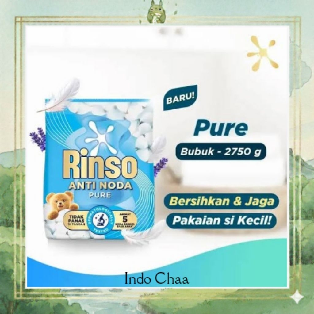 Rinso Anti Noda Pure Detergen Bubuk 2750gram