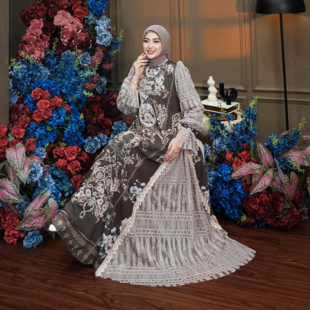 GAMIS TERBARU NADIRA / YAUNA DRESS WANITA MUSLIMAH ORIGINAL DUMMA