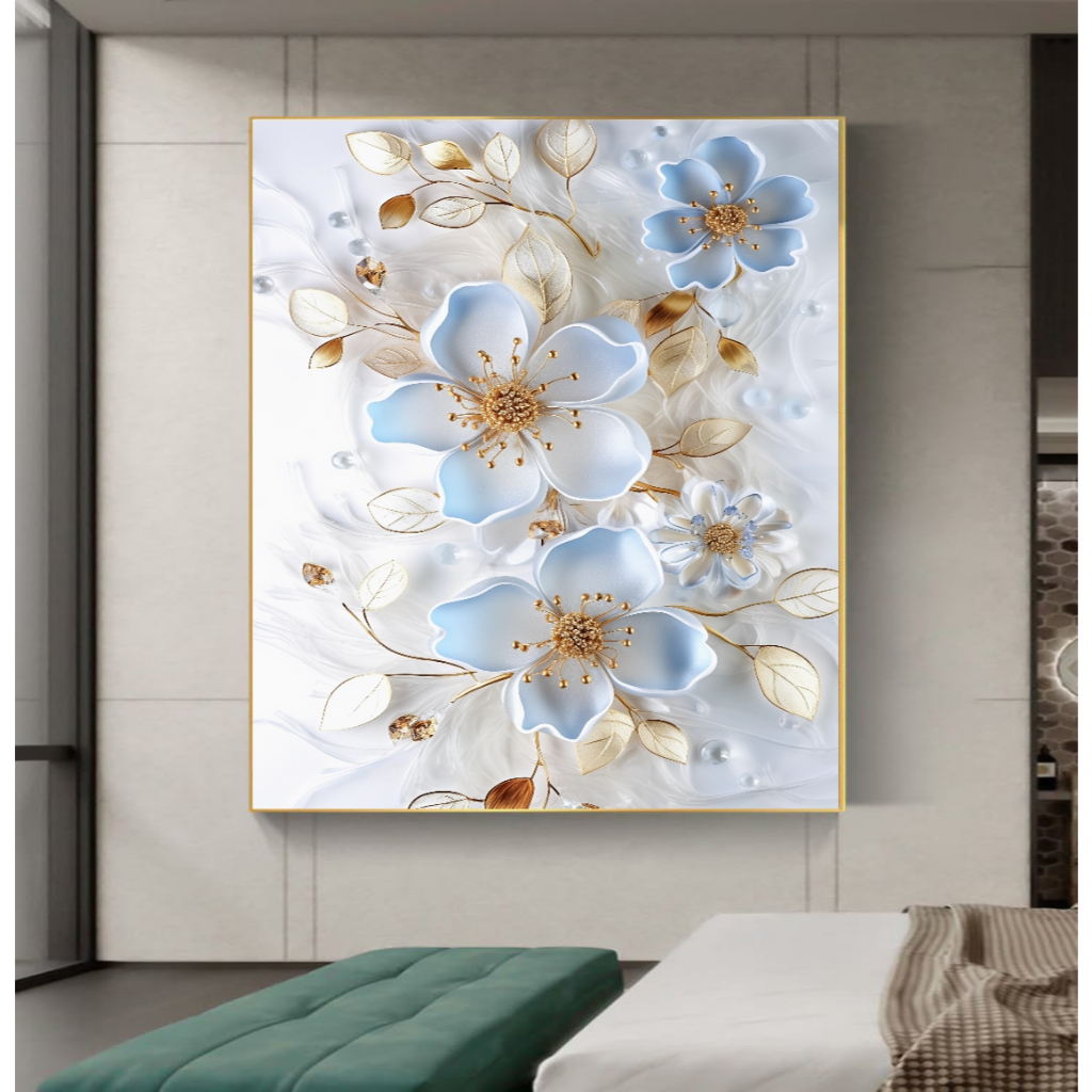 Wallsticker Bunga 3d - Stiker Bunga 3d - Stiker Dinding 3d Motif Bunga Terlaris - Stiker Dekorasi