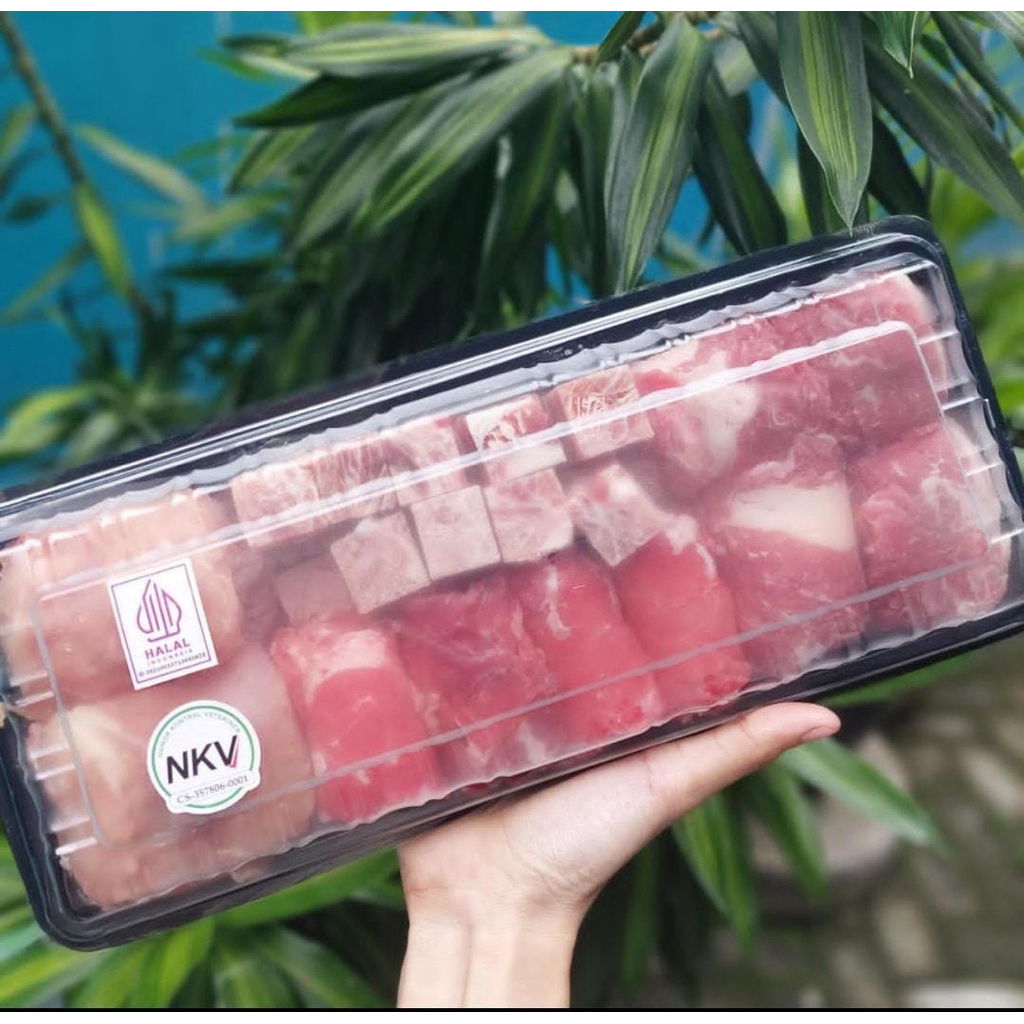 Daging Mix (Ayam Slice+Fat Slice+Low Fat+Saikoro) 1Kg