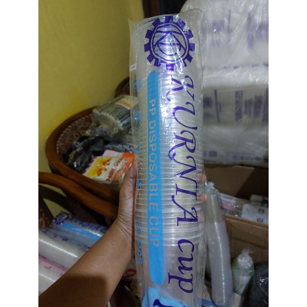 GELAS CUP 14 OZ CAP KURNIA / CUP TEBAL